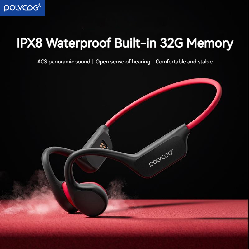 Bone Conduction Running Headphones - POLVCDG – casque à conduction osseuse