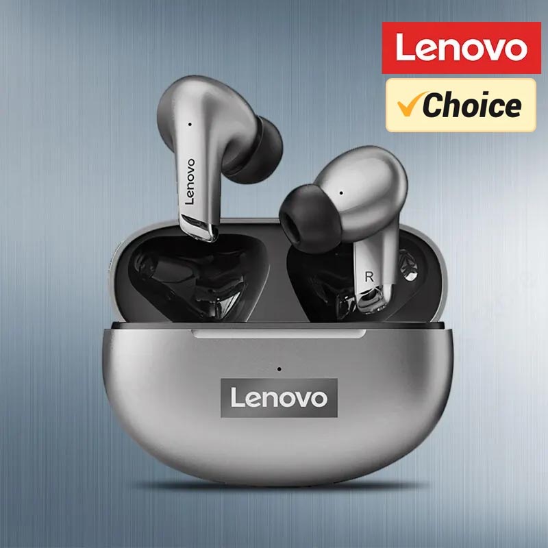 Type C Wired Earphones With Mic - Lenovo-Écouteurs Bluetooth LP5 TWS, Casque de