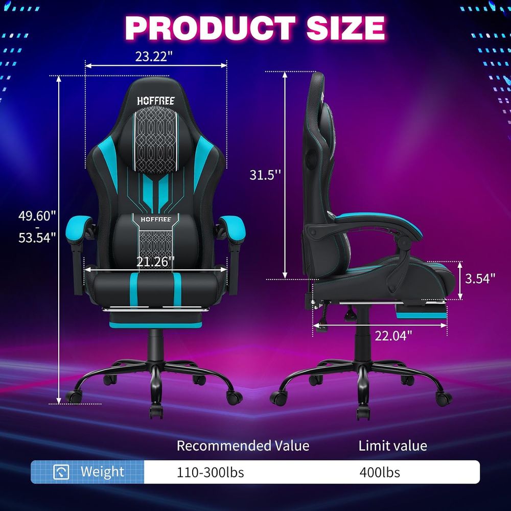 Chaise de jeu avec lumières LE - Speakers avis et prix
